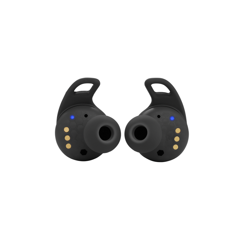 JBL Reflect Flow Pro - Black - Waterproof true wireless Noise Cancelling active sport earbuds - Back image number null
